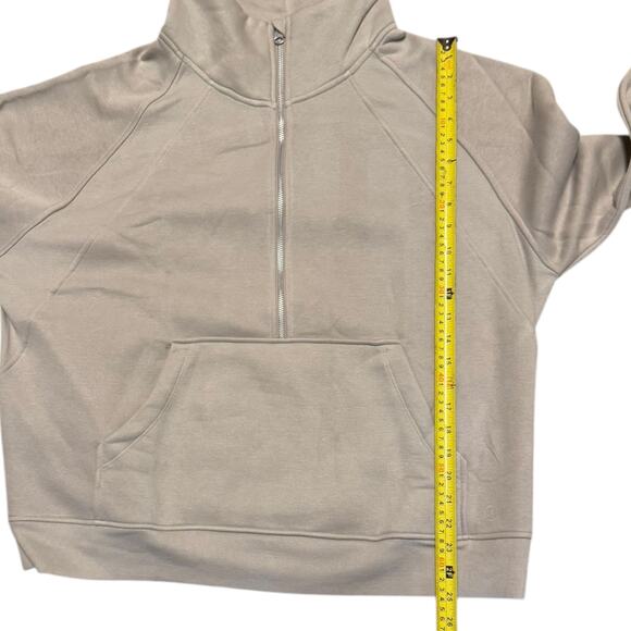 Danskin Mock Neck Mixed Rib Half Zip Pullover Jacket Size 2X - Picture 4 of 5